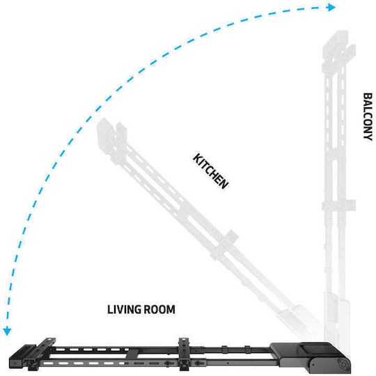 Multibrackets M Motorized Стойка за телевизор на стена до 60" и 30кг