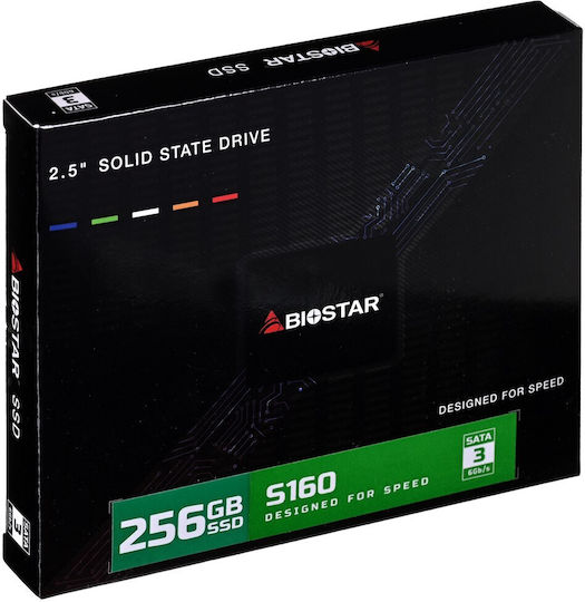 Biostar S160 SSD 256GB Typ 2.5 Zoll mit SATA III Anschluss
