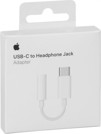 Apple Μετατροπέας USB-C / 3.5mm male σε USB-C / 3.5mm female 1τμχ AP-MW2Q3ZM/A