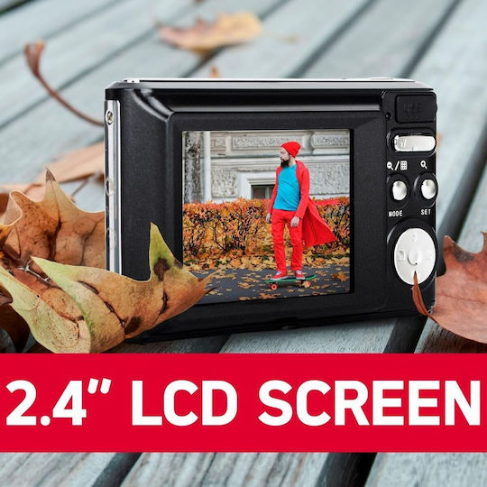 AgfaPhoto DC5500 Compact Φωτογραφική Μηχανή 24MP Μαύρη