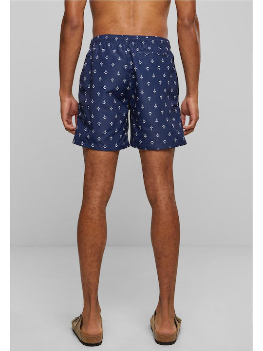 Herren-Bademode Kurze Hosen Anchor Navy mit Muster