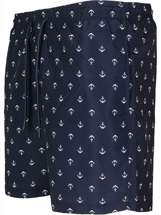 Herren-Bademode Kurze Hosen Anchor Navy mit Muster