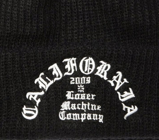Beanie Unisex Strickmütze in Schwarz