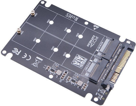 Ngff M.2 Nvme To U.2 2 Ports Adapter Card Dual Ssd To U.2 Sff-8639 Card Adapter