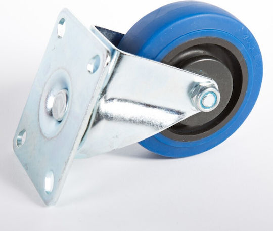 Industrie Drehende Räder Schwerer Typ 100mm 75kg Blau Ohne Bremse