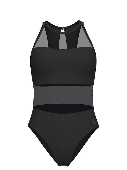 Back Αθλητικό Ολόσωμο Μαγιό Black