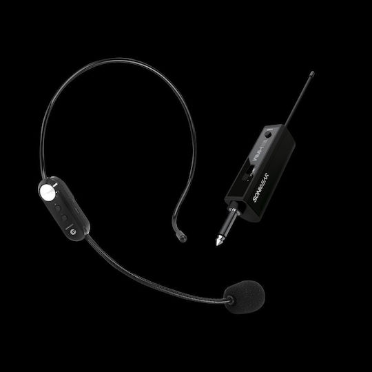 Sonic Gear WMH 100UL Ασύρματο Πυκνωτικό Μικρόφωνο Κεφαλής για Φωνητικά