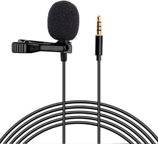KM-008 Condensator (Diafragmă Mică) Microfon 3.5mm Πέτου, Clip On pentru Vocale
