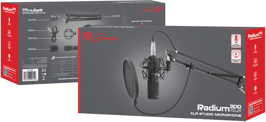 Genesis Radium 300 Πυκνωτικό Μικρόφωνο XLR Shock Mounted για Studio