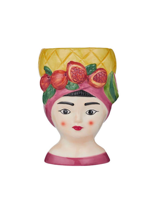 Butlers Dekorative Keramikvase Pineapple Gelbe 10x10xH14cm
