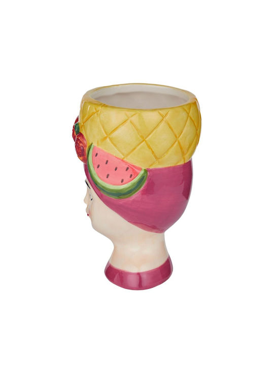 Butlers Dekorative Keramikvase Pineapple Gelbe 10x10xH14cm