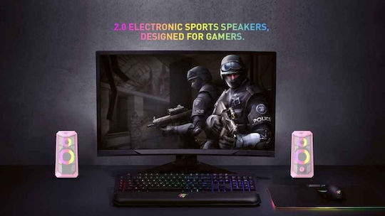 Havit SK202 2.0 Speakers 3W Pink