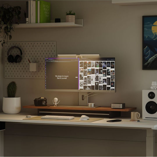 Alogic Illuminate Light Bar Уеб Камера 4K с Автофокус Сива