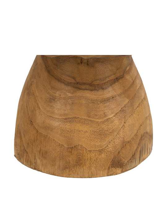 Artekko Decorative Wooden Brown Platter 30x30x14cm