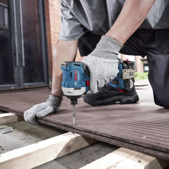 Bosch 06019N2022 Brushless Μπουλονόκλειδο Μπαταρίας 18V 1x2Ah με Υποδοχή 1/4" & Hex
