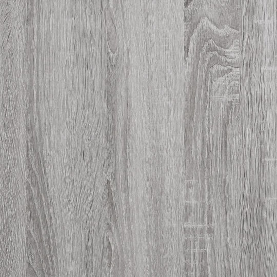 Нощни Шкафчета Дървени с Метални Крака Сиви 2 Бройки 40x36x60см