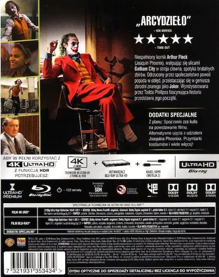 Joker Blu-ray + 4k Blu-ray
