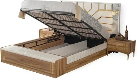 SteweHome Schlafzimmermöbel-Set 5 Stück Karydi Modernes Design Stauraum 160x200cm