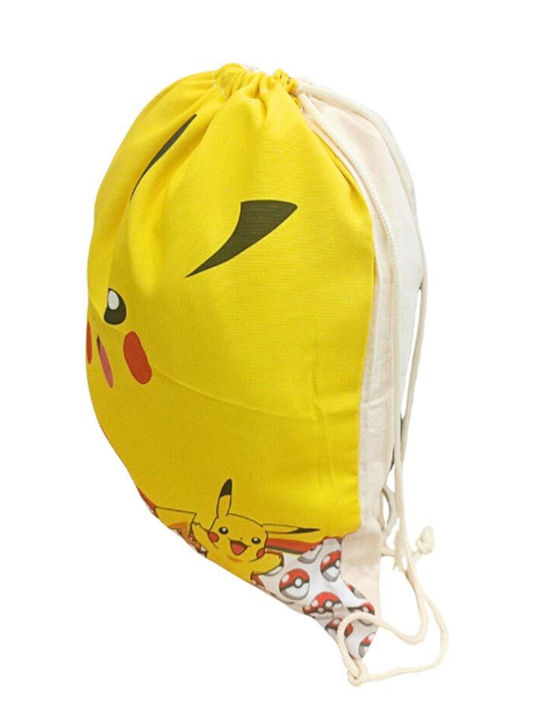 Pikachu Kids Backpack Yellow 35x30cm
