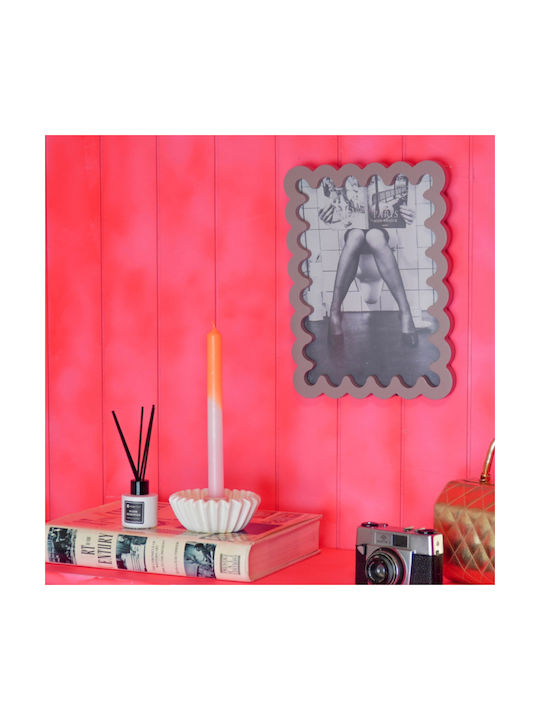 Housevitamin Wooden Photo Frame With Brown Frame