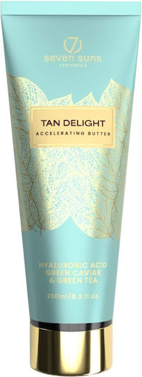 7Suns Cosmetics Tan Delight Solarium Κρέμα Σώματος Dark 250ml
