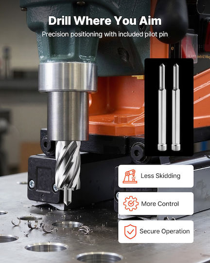 Vevor Set Of 5 HSS Drills For Metal And Masonry