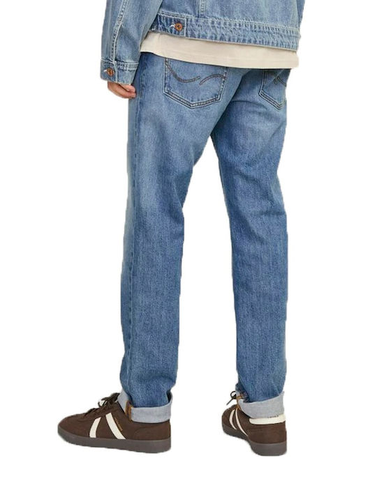 Jack & Jones Men's Elastic Regular Fit Blue Jeans Pants