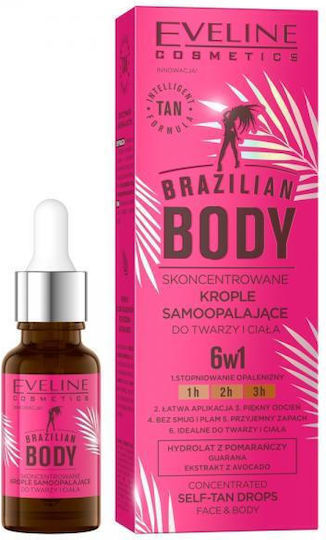 Eveline Brazilian Body Self-tanning Drops 18ml