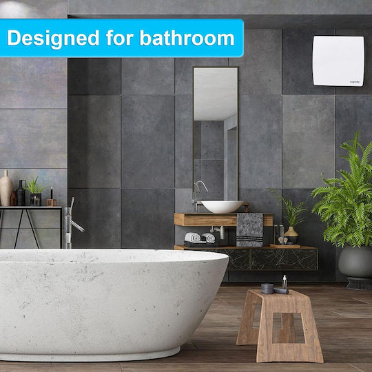 Silent Wall Bathroom Ventilator 150mm