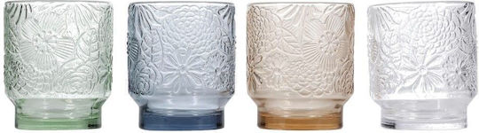 Salt & Pepper Water Glass Set in Green 300ml 801322 4 pieces