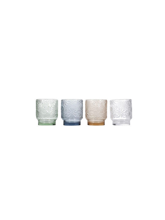 Salt & Pepper Set Brillen Wasser aus Glas in Blau Farbe 300ml 4 Stück