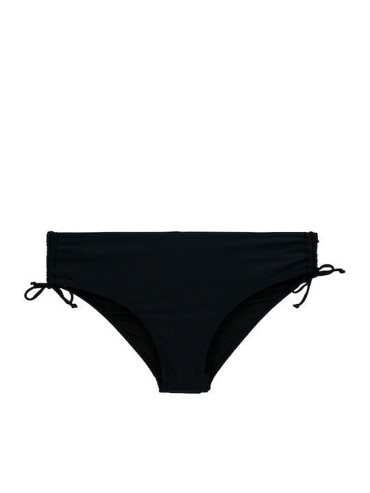 Plus Size Women's Bikini Set Without Underwire Chic Contrast Black-White