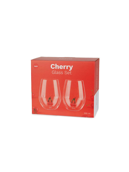 Winkee Set of Water / Coffee Freddo Glasses 500ml 2 Pieces