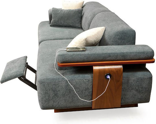 SteweHome Wohnzimmermöbel-Set Luxus Pagonble & Crem Funktion Bett- Pagonble Crem-140cm X 98cm X 45cm