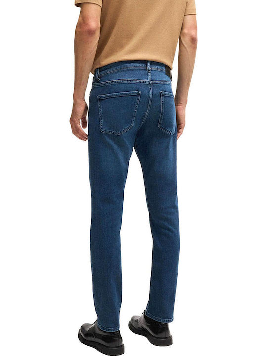 Boss Ανδρικό Παντελόνι Τζιν Ελαστικό Slim Fit Denim Blue Boss Ανδρικό Παντελόνι Τζιν Ελαστικό Slim Fit Denim Blue