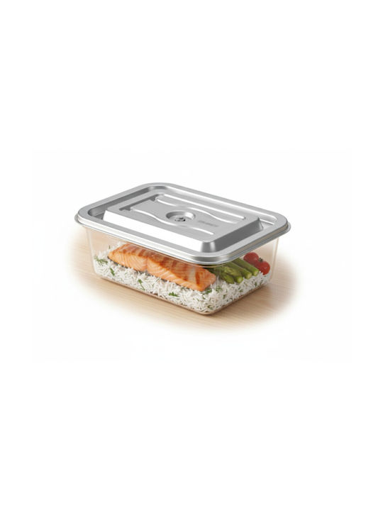 Colorato Glass Lunch Box Silver 6.5lt