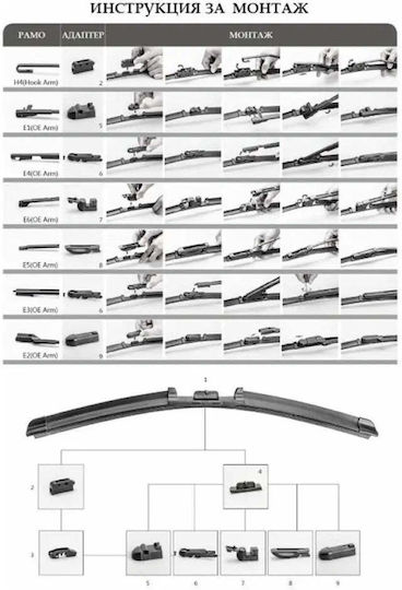 Care Lamelă Ștergător Auto Șofer 610mm Universal