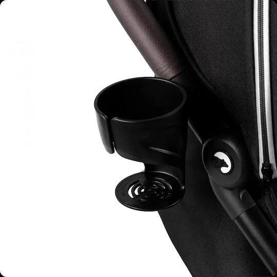 Kidnort Carucior Pentru Bebe Potrivit Pentru Nou-Născut Negru 6.8kg