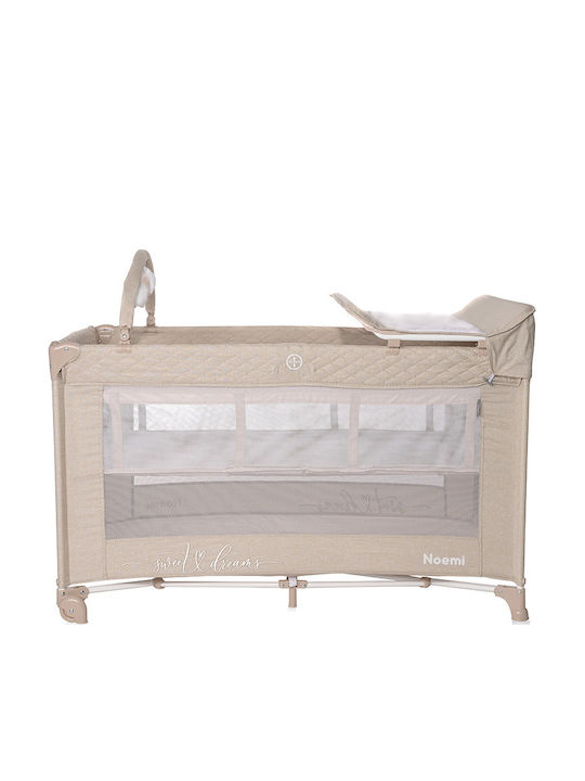 Lorreli Playpen 2 Levels With Changing Table & Mattress Green