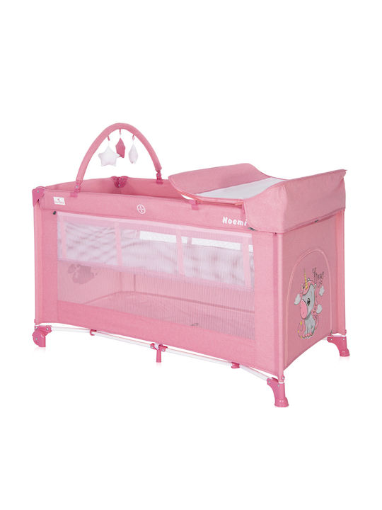 Lorreli Playpen 2 Levels With Changing Table & Mattress Green