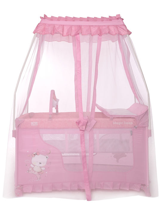 Lorreli Playpen 2 Levels With Changing Table & Mattress Blue