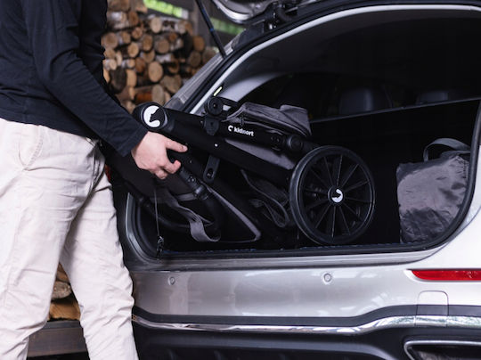 Kidnort Carucior Copii Potrivit Pentru Nou-Născut Negru 9.35kg