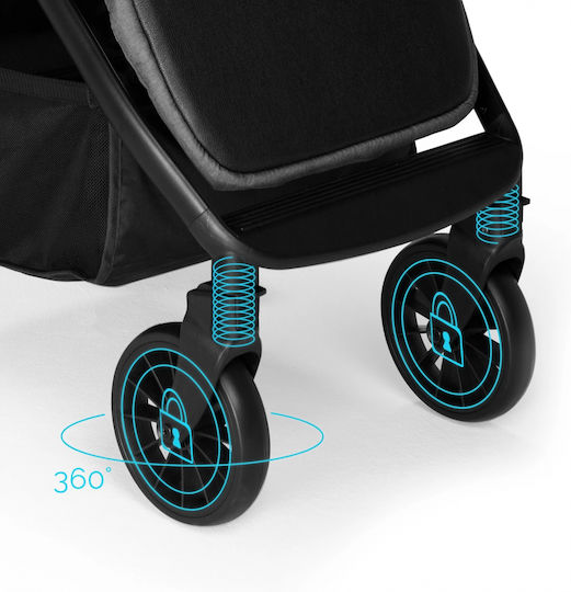 Kidnort Carucior Copii Potrivit Pentru Nou-Născut Negru 9.35kg
