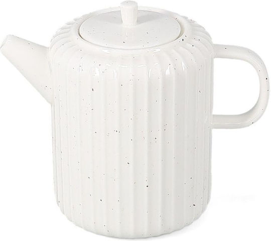 Salt & Pepper Чайник с Чаша Порцеланова Бяла 540ml