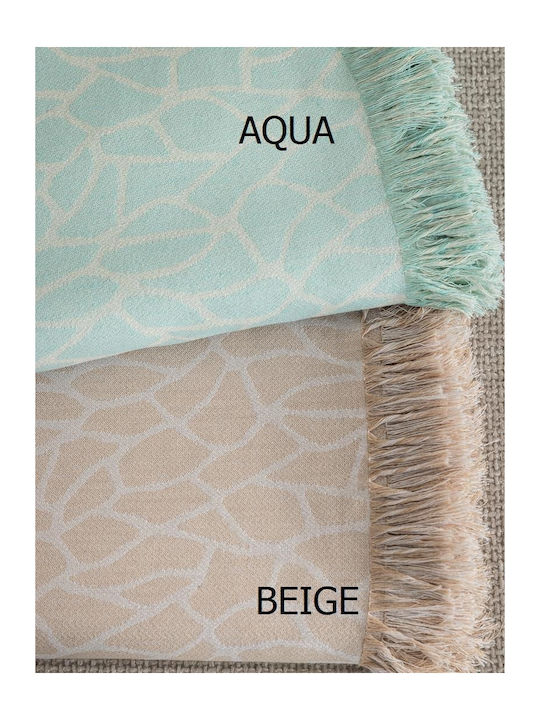 Palamaiki Mena Ριχτάρι Διθέσιου Καναπέ 180x250εκ. Aqua