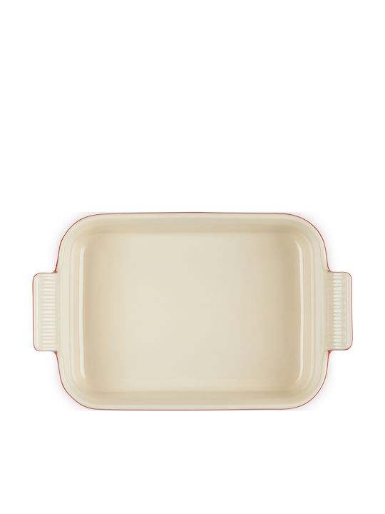 Le Creuset Rectangular Ceramic Dutch Oven with Rack 31x26cm 2.4lt