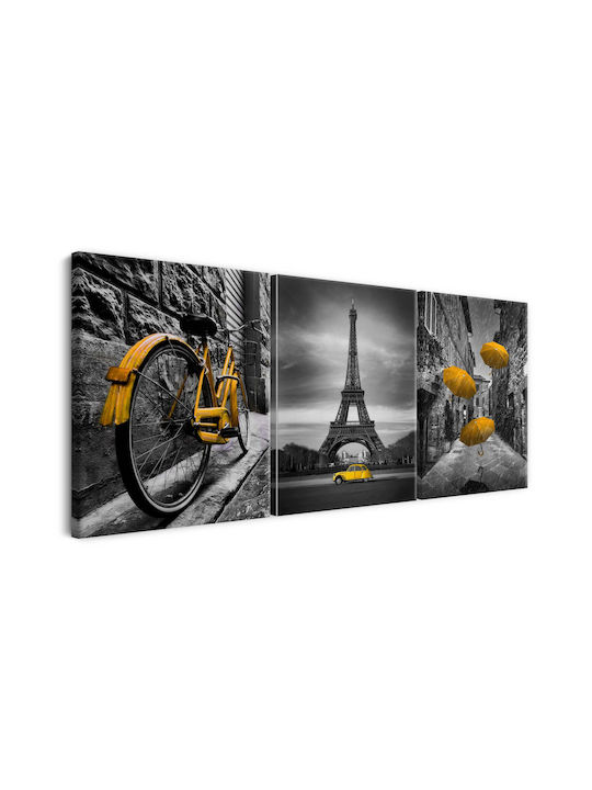 Naklejkomania Трикратен Картина Платнен 60x120см