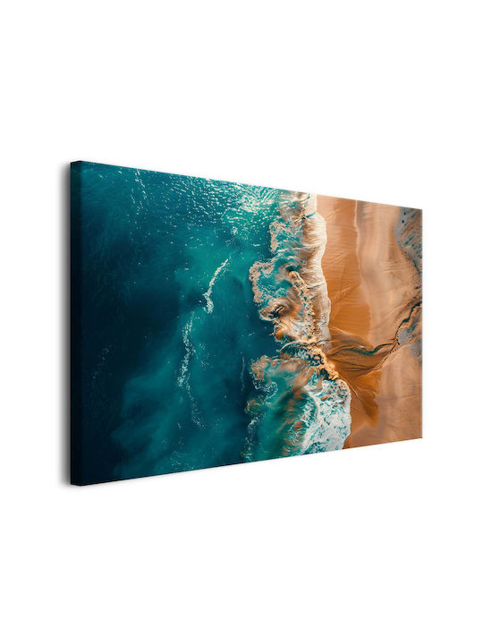 Picturi Living Room Plajă Tropicală Vedere Ocean Turcoaz 80x120