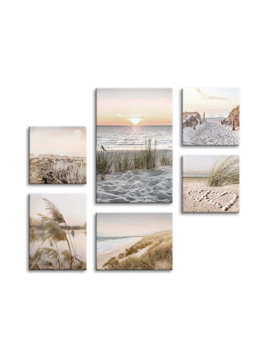 Decowalls 6-Piece Painting on Canvas 140x100cm