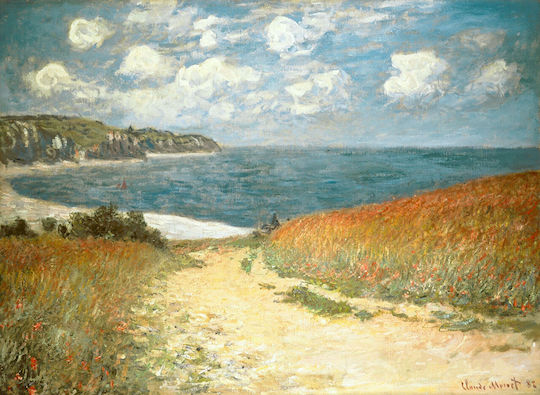 I-gallery Chemin Dans Les Картина Копие на Моне Платнен 120x80см